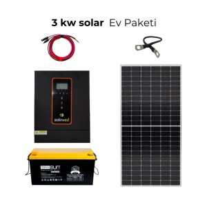 Solar Sanal Market 3 Kw Solar Paket