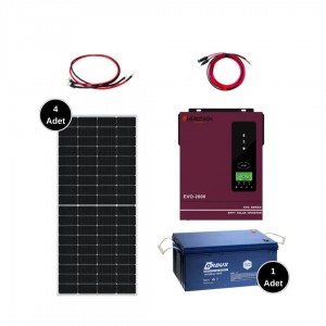 Solar Sanal Market 2 kW Karavan solar paket
