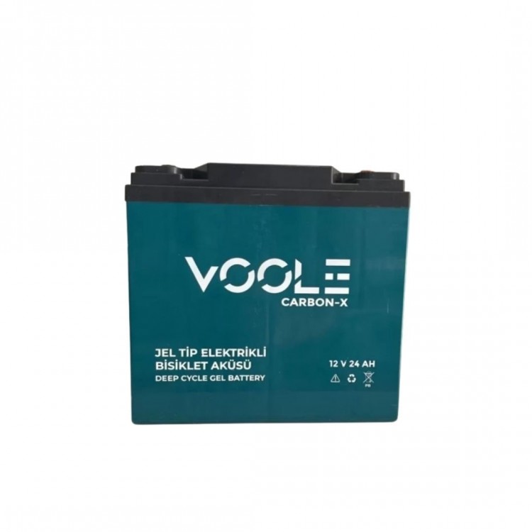 12V 24 AH ( Dik ) Voole Elektrikli Bisiklet Aküsü