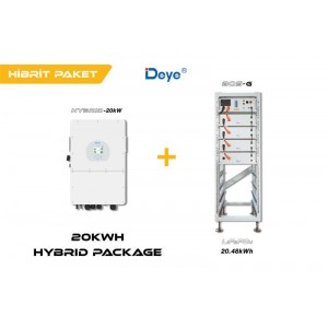 DEYE 20.48 kWh Hibrit Paketi (High Voltage)