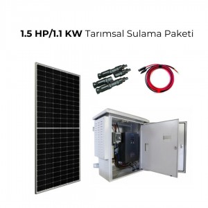 Solar Sanal Market 1.5 HP/1.1 KW Tarımsal Sulama Sistemi Paketi
