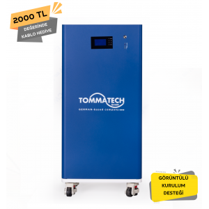 TommaTech Lityum Batarya 51.2V 280Ah V Serisi Lifepo4 (15.5KW Lityum Akü)