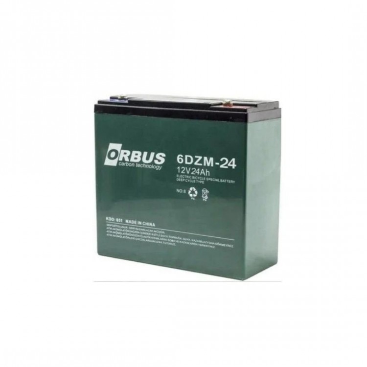 Orbus 12 v Volt 24 Ah Amper Jel Akü