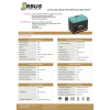 Orbus 12.8 V Volt 60ah Amper Lityum Akü