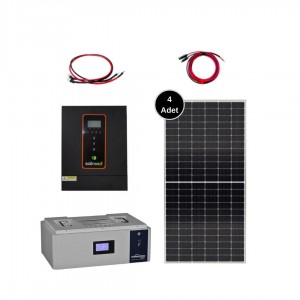 Solar Sanal Market 3 kW Lityum Solar Paket