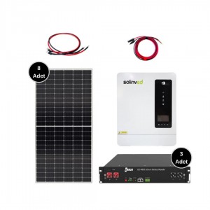 Solar Sanal Market 6 kW Lityum Solar Paket