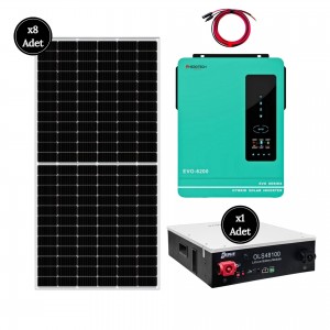 Solar Sanal Market 6 kW Lityum Solar Paket