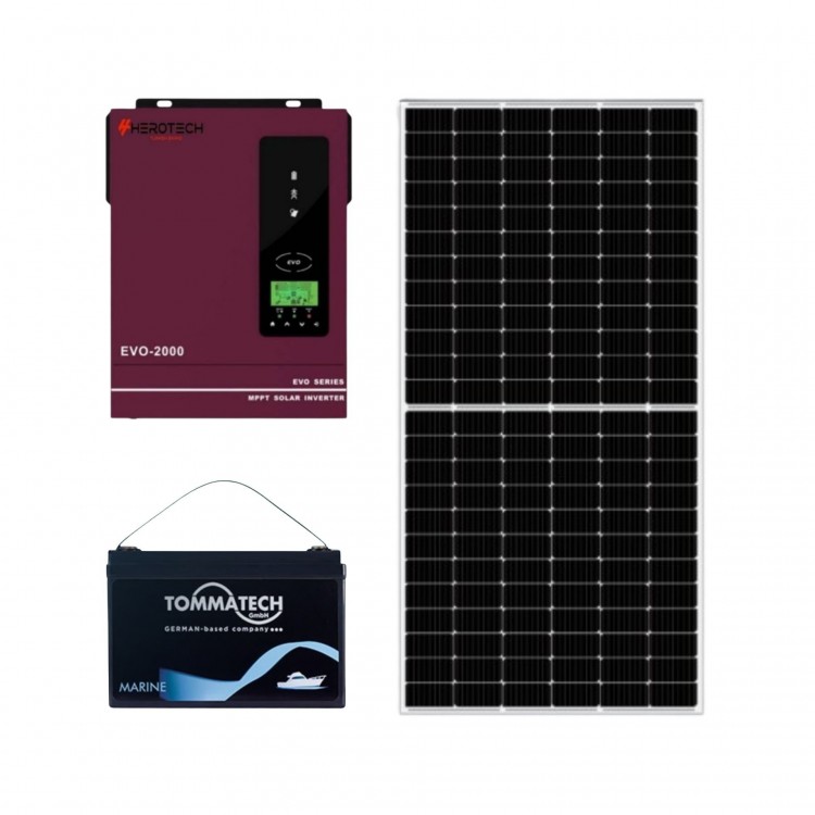 Solar Sanal Market 2 kW Solar Paket