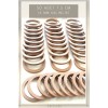 50 Adet 7.5 cm Halka Kasnak, ham mdf 6 mm