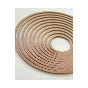 10 Lu Mdf Kasnak Düş Kapanı Makrome Halkası Boyanabilir 6 Mm