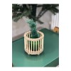 Bambu mumluk mini fener dekoratif mumluk 12 cm