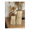Bohem Stil Bambu Ikili Vazo Seti / Ahşap Pampas Vazo (39-25 CM)