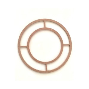 Ham Mdf Geçişli Makrome Kasnak 50 Cm 6 Mm