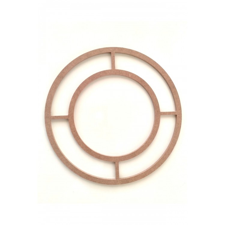 Ham Mdf Geçişli Makrome Kasnak 50 Cm 6 Mm