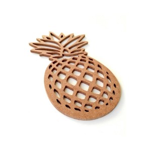 Ananas Süs Boyanabilir Ham Mdf