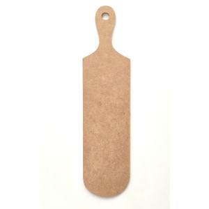 Uzun Sunumluk Boyanabilir Kulplu Ham Mdf 40*10 Cm