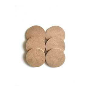 6'lı Bardak Altlığı, Boyanabilir Ham Mdf 6 Mm Kalınlık