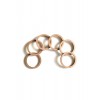 6 Adet Mini Mdf Hobi Halka 10 Cm Boyanabilir