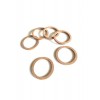 6 Adet Mini Mdf Hobi Halka 7,5 cm Boyanabilir