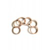 6 Adet Mini Mdf Hobi Halka 7,5 cm Boyanabilir