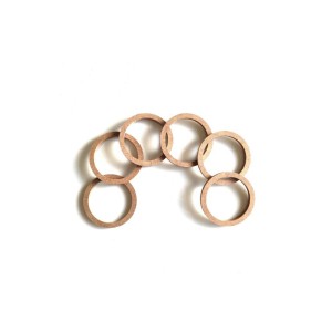 6 Adet Mini Mdf Hobi Halka 7,5 cm Boyanabilir
