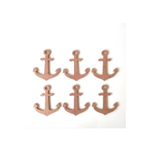 6'lı Mini Çapa Desenli Boyanabilir Ham Mdf 6 Mm