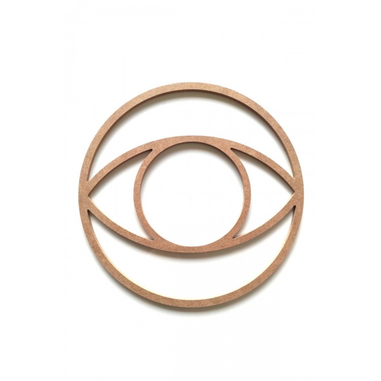 Çember Göz Kasnak 30 Cm Ham Mdf Boyanabilir