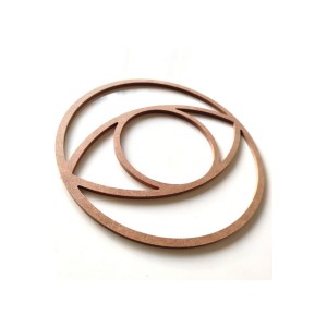 Çember Göz Kasnak 30 Cm Ham Mdf Boyanabilir