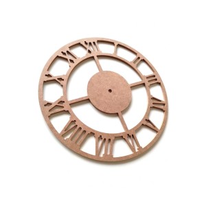 40 Cm Duvar Saati Roma Rakamlı Ham Mdf