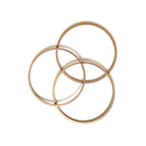 3'lü 50 Cm Mdf Halka Vidasız Makrome Kasnak Düş Kapanı