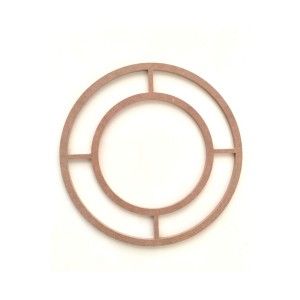 Ham Mdf Geçişli Makrome Kasnak 30 Cm 6 Mm