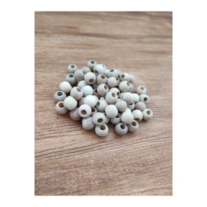 14 Mm Ham Işlenmemiş Ahşap Boncuk 90 Adet