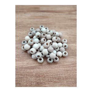 14 Mm Ham Işlenmemiş Ahşap Boncuk 90 Adet