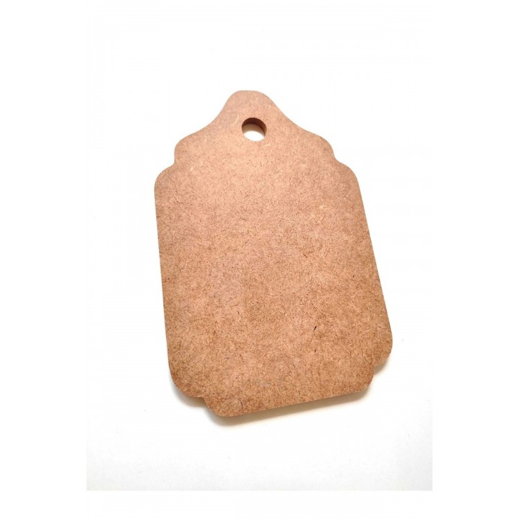 Ham Mdf Boyanabilir Dekoratif Mini Sunumluk 18*12 Cm