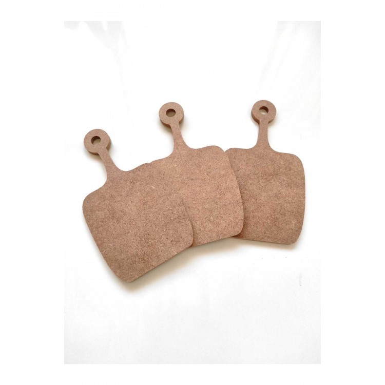 3 Lü Dekoratif Mini Ahşap Sunumluk 18*10 Cm