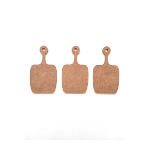3 Lü Dekoratif Mini Ahşap Sunumluk 18*10 Cm