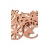 5 Parça Yılbaşı Süsleri / Ham Mdf Boyanabilir Delikli Yeni Yıl Objeleri 16 Cm
