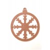 Çerçeveli Kar Tanesi / Yılbaşı Süsü 6 Mm Ham Mdf 30 Cm