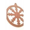 Çerçeveli Kar Tanesi / Yılbaşı Süsü 6 Mm Ham Mdf 30 Cm