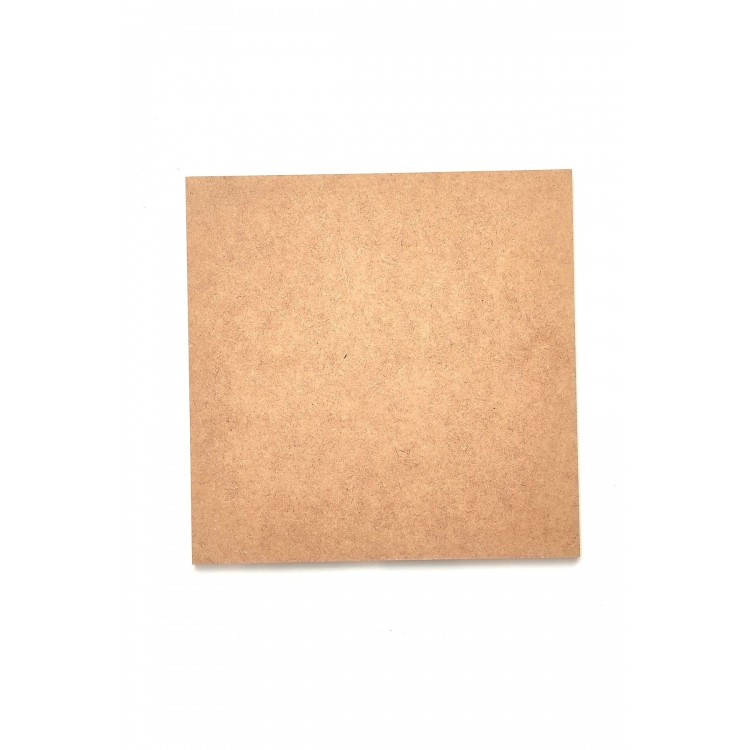 Boyanabilir Çok Amaçlı 35x35 Cm Kare Pano Ham Mdf 6 Mm