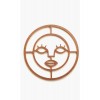 Afrikan Bohem Kadın Figür / Ham Mdf Makrome Kasnak 30 Cm