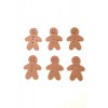 6 Lı Mini Ayıcık / Çocuk Odası Boyanabilir Ham Mdf Obje