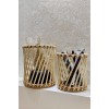 Bambu Çubuk Mini Çapraz Fener Seti 2'li (15-12 CM)