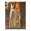 Piramit Bambu Çubuk Fener / Mumluk Şamdan 38 cm