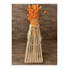 Piramit Bambu Çubuk Fener / Mumluk Şamdan 38 cm