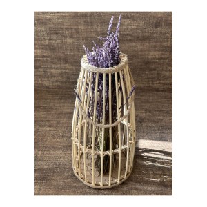Bambu Çubuk Güğüm Model Halatlı Dekoratif Vazo 35 Cm