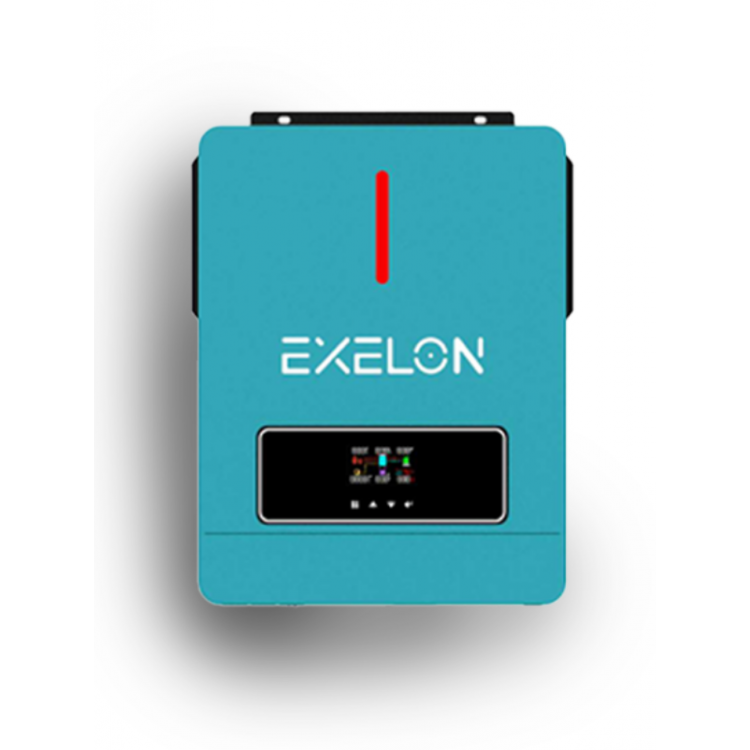 Exelon 48 V Volt 6200 W Watt 6.2 kW MPPT Tam Sinus Akıllı İnverter 220 Volt Çevirici İnvertör