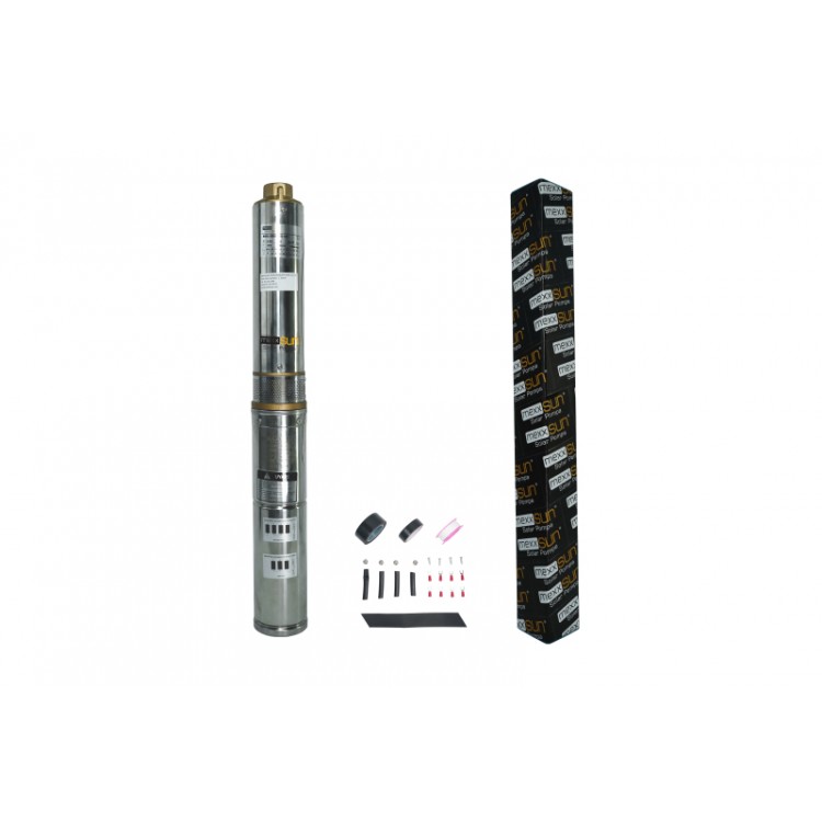 Mexxsun 72 V Volt DC Fırçasız 1.5 Hp 1100 W Watt 1.1 kW Kademeli Solar Dalgıç Su Pompası 6 Ton