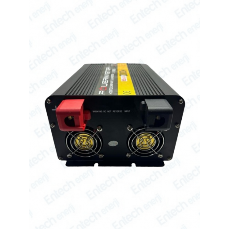 12 V Volt 2000 W Watt Modifiye Sinus İnverter 12-220 V Çevirici Dönüştürücü Dijital Ekranlı İnvertör