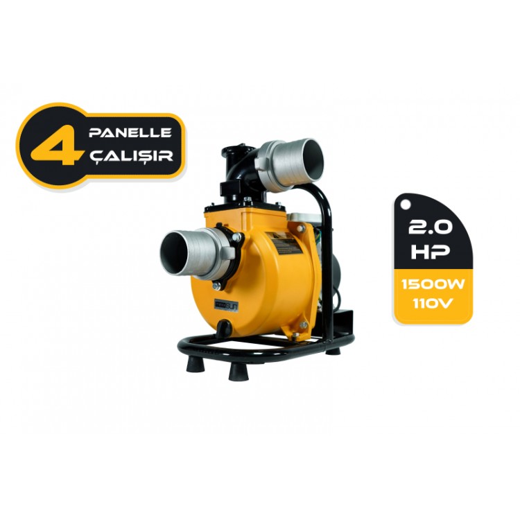 Mexxsun 110 V Volt 2 Hp 1500 W Watt 1.5 kW DC Yüzey Üstü Santrifüj Solar Su Pompası 29 Ton